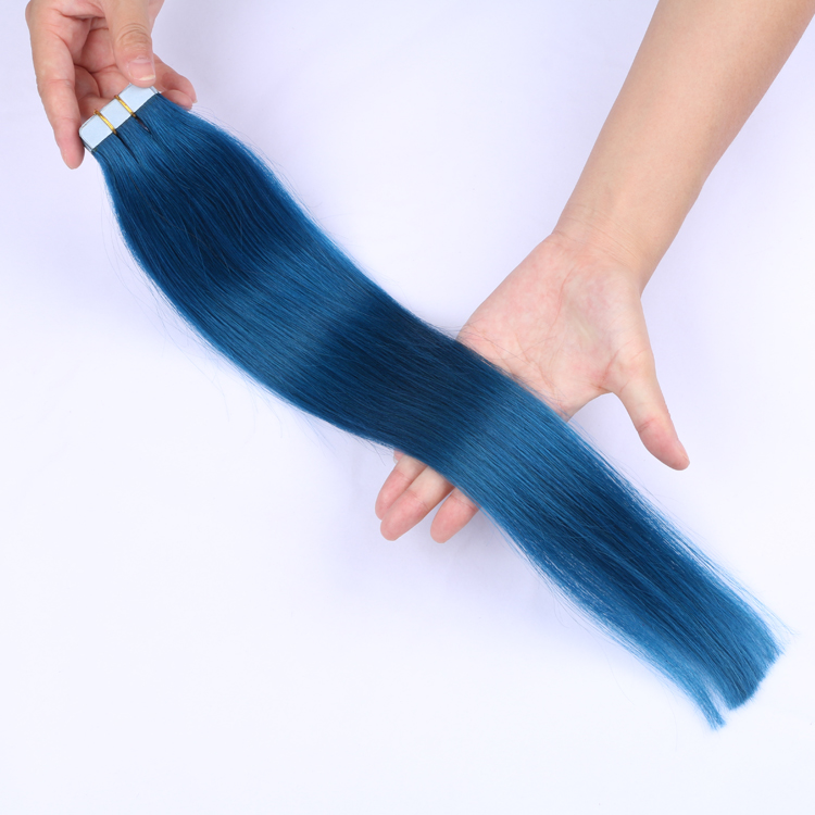 100 human hair extensions American blue tape hair LL-005